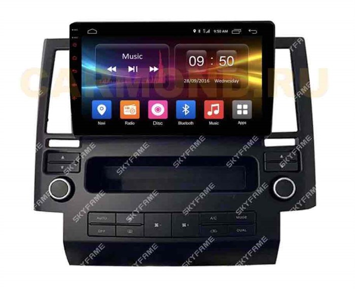 CarMedia SF-9279-1-W для Infiniti FX35/FX45 2003-2006 на Android 8.1 - фото 351460
