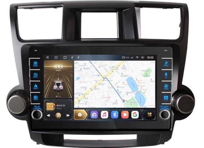 CarMedia OL-1431-1-N (с кнопками) для Toyota Highlander (U40) 2007-2013 на Android 10.0 - фото 352430