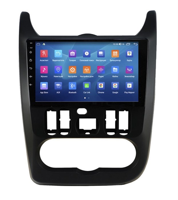 Штатная магнитола Parafar для Renault Logan / Sandero (2009-2014) черный на Android 11.0 (PF175BUHD) - фото 353940
