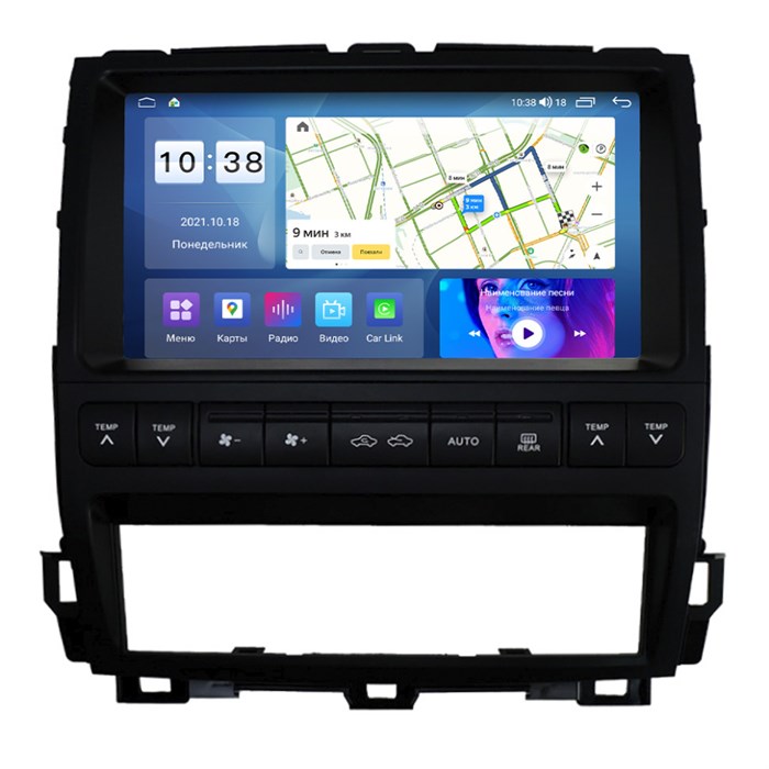 Штатная магнитола Parafar для Toyota Land Cruiser Prado 120 2000-2009 (автомобиль с экраном) на Android 11.0 (PF456LUX3UHD) - фото 353998