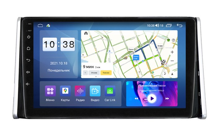 Штатная магнитола Parafar для Toyota RAV4 (2019+) левый руль ТИП 4 на Android 11.0 (PF568T4UHD) - фото 354016