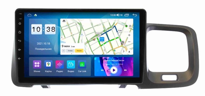 Штатная магнитола Parafar для Volvo S60 (2011-2013) на Android 11.0 (PF185UHD) - фото 354020
