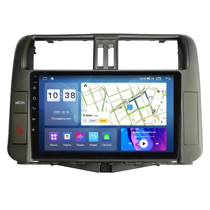 Штатная магнитола Parafar для Toyota Land Cruiser Prado 150 2009-2013 (авто с 3 кам.) на Android 11.0 (PF065LUX4FHD) - фото 354197