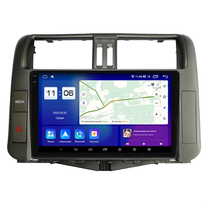 Штатная магнитола Parafar для Toyota Land Cruiser Prado 150 2009-2013 (авто с 3 кам.) (экран 2K) на Android 11.0 (PF065LUX4U2K) - фото 354997