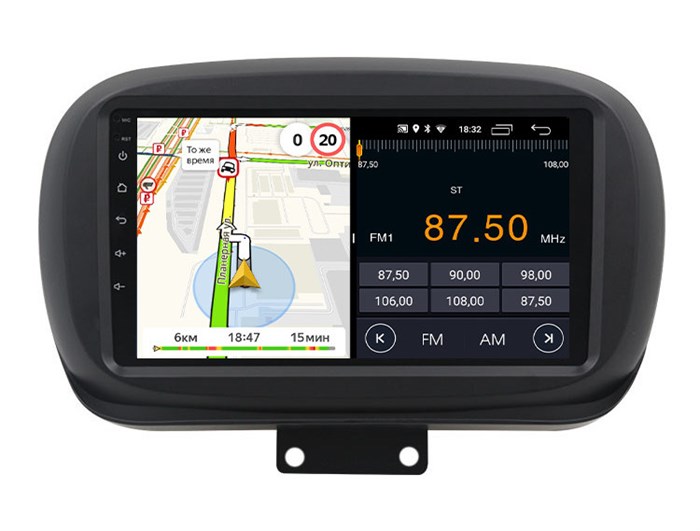 Parafar для Fiat 500x (2014+) на Android 11.0 (PF600FHD) - фото 355103