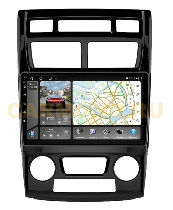 Штатная магнитола VAYCAR 0023-09VO8_2HD 8/128 ГБ для KIA Sportage II 2008-2010 на Android 10.0 - фото 355537