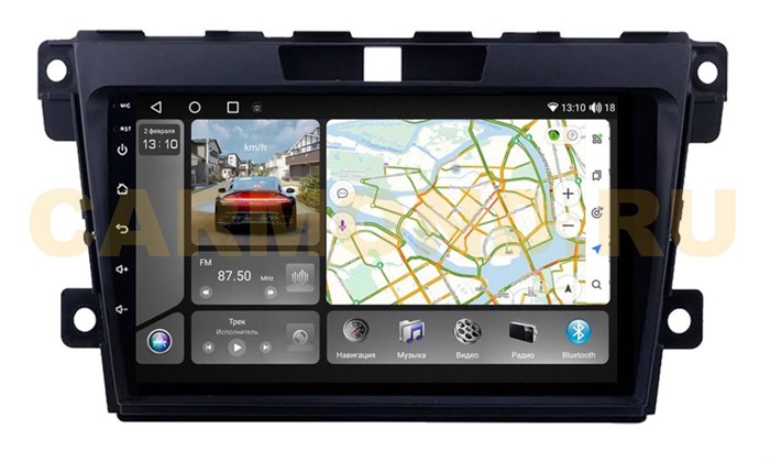 Штатная магнитола VAYCAR 0097-09VO8_2HD 8/128 ГБ для Mazda CX-7 I 2006-2012 на Android 10.0 - фото 355613