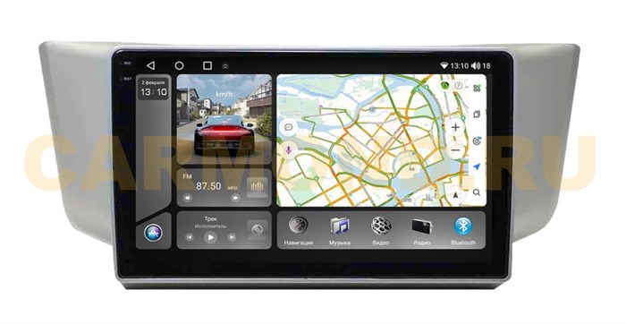 Штатная магнитола VAYCAR 0300-09VO8_2HD 8/128 ГБ для Lexus RX300 2003-2009 на Android 10.0 - фото 355705