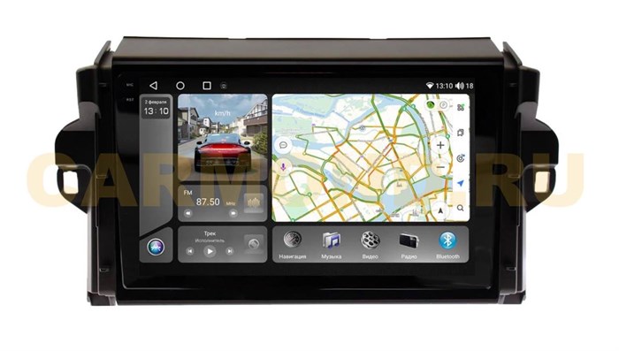 Штатная магнитола VAYCAR 0589-09VO8_2HD 8/128 ГБ для Toyota Fortuner 2017+ на Android 10.0 - фото 355839