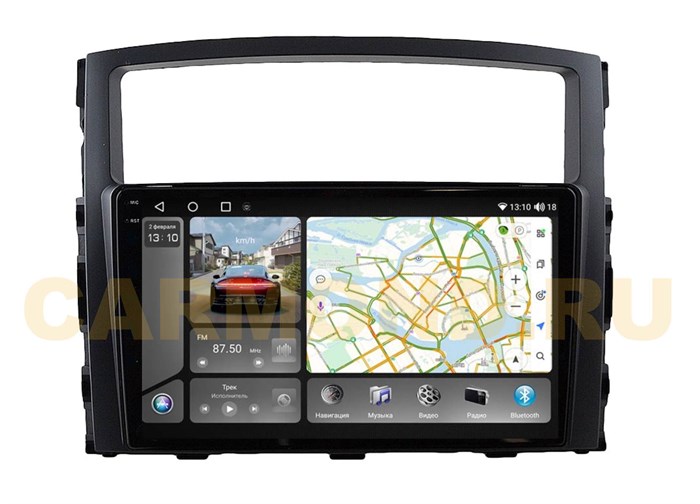 Штатная магнитола VAYCAR 1009-09VO8_2HD 8/128 ГБ для Mitsubishi Pajero IV 2006-2019 на Android 10.0 - фото 355916