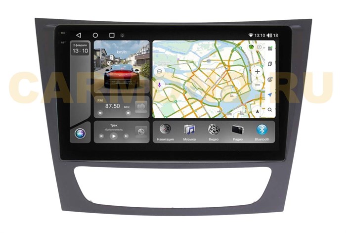Штатная магнитола VAYCAR 1260-09VO8_2HD 8/128 ГБ для Mercedes E-klasse (W211) 2002-2009 на Android 10.0 - фото 356038
