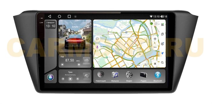 Штатная магнитола VAYCAR 2002-09VO8_2HD 8/128 ГБ для Skoda Fabia 2015+ на Android 10.0 - фото 356064