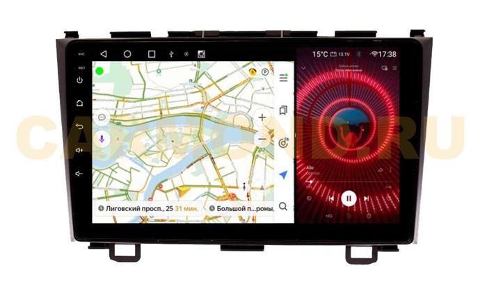 Штатная магнитола VAYCAR 0009-09VP4 4/64 ГБ для Honda CR-V III 2007-2012 на Android 10.0 - фото 356245