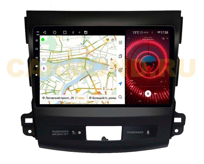 Штатная магнитола VAYCAR 0056-09VP4 4/64 ГБ для Citroen C-Crosser 2007-2013 на Android 10.0 - фото 356327