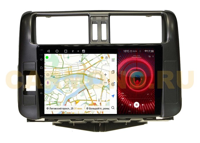 Штатная магнитола VAYCAR 0065-09VP4 4/64 ГБ для Toyota Land Cruiser Prado 150 2009-2013 на Android 10.0 - фото 356357