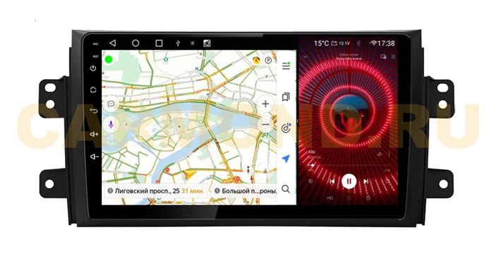 Штатная магнитола VAYCAR 0124-09VP4 4/64 ГБ для Suzuki SX4 I 2006-2014 на Android 10.0 - фото 356409