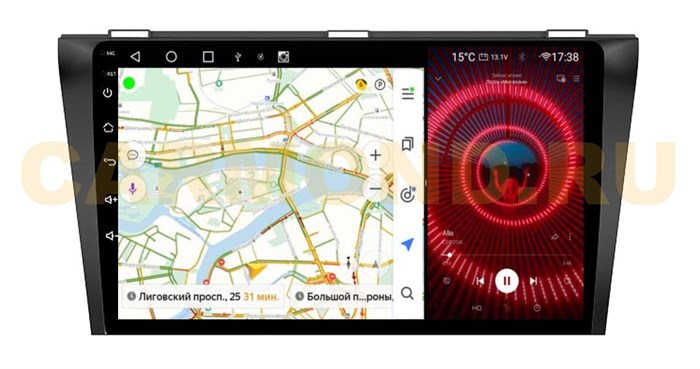 Штатная магнитола VAYCAR 0161-09VP4 4/64 ГБ для Mazda 3 2003 - 2009 на Android 10.0 - фото 356441