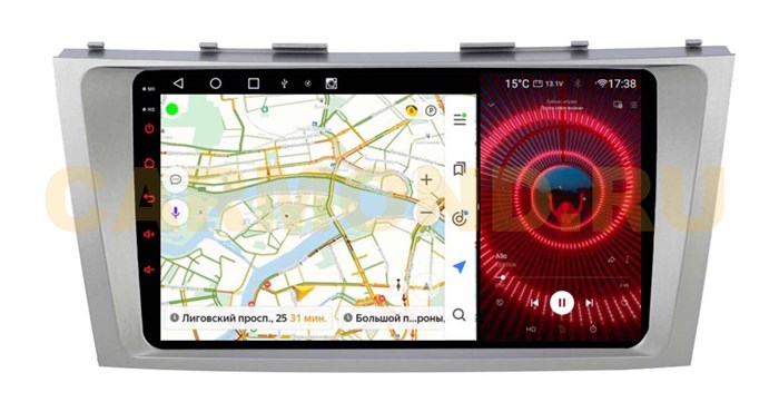 Штатная магнитола VAYCAR 1171-09VP4 4/64 ГБ для Toyota Camry V40 2006-2011 на Android 10.0 - фото 358129