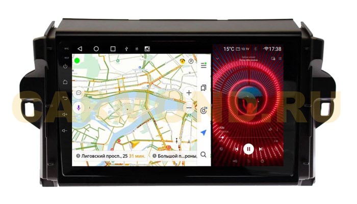 Штатная магнитола VAYCAR 0589-09VP4 4/64 ГБ для Toyota Fortuner 2017+ на Android 10.0 - фото 358144