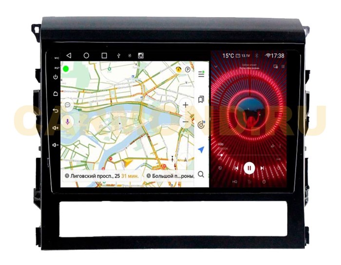 Штатная магнитола VAYCAR 0609-09VP4 4/64 ГБ для Toyota Land Cruiser 200 2015-2021 на Android 10.0 - фото 358149