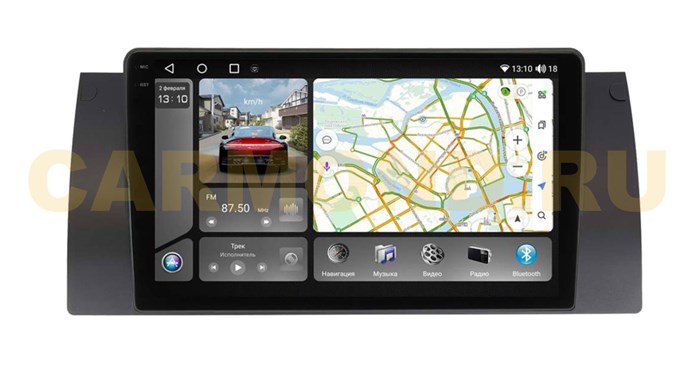 Штатная магнитола VAYCAR 0707-09VO8_2HD 8/128 ГБ для BMW 5 (E39), X5 (E53), 7 (E38) 1995-2006 на Android 10.0 - фото 358275