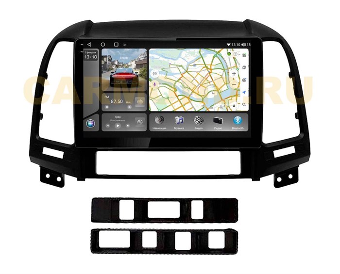 Штатная магнитола VAYCAR 0008-09VO8_2HD 8/128 ГБ для Hyundai Santa Fe II 2005-2012 на Android 10.0 - фото 358387