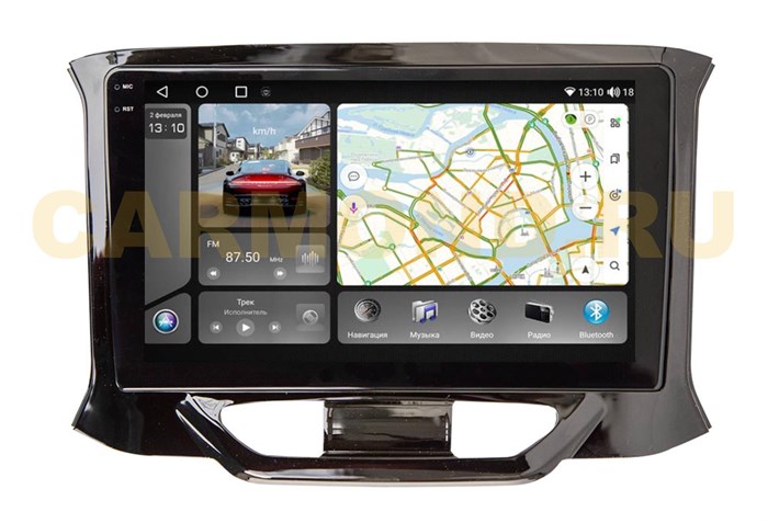 Штатная магнитола VAYCAR 0961-09VO8_2HD 8/128 ГБ для Lada Xray 2016-2022 на Android 10.0 - фото 358500