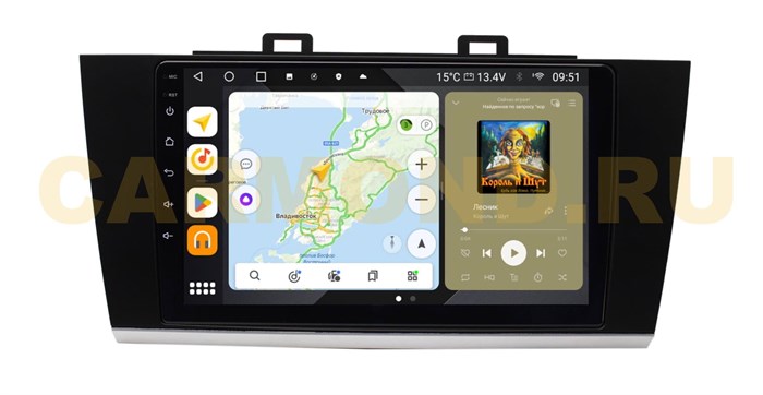 Штатная магнитола Wide Media MT9192QU PRO для Subaru Outback, Legacy 2014-2021 на Android 10.0 - фото 358889