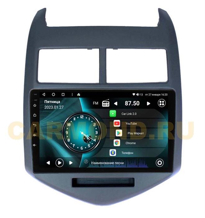 Штатная магнитола VAYCAR 0107-09V2 2/32 ГБ для Chevrolet Aveo 2011-2020 на Android 10.0 - фото 358921