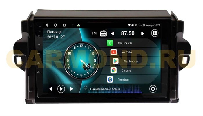 Штатная магнитола VAYCAR 0589-09V2 2/32 ГБ для Toyota Fortuner 2017+ на Android 10.0 - фото 359634