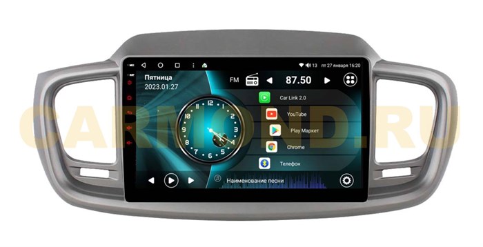Штатная магнитола VAYCAR 0442-10V2 2/32 ГБ для Kia Sorento Prime 2015-2020 на Android 10.0 - фото 359953