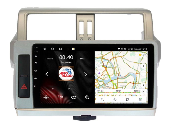 Штатная магнитола VAYCAR 0531-10V2 2/32 ГБ для Toyota Land Cruiser Prado 150 2014-2017 на Android 10.0 - фото 360219
