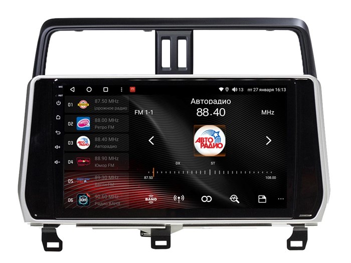Штатная магнитола VAYCAR 1053-10V2 2/32 ГБ для Toyota Land Cruiser Prado 150 2018+ на Android 10.0 - фото 360225