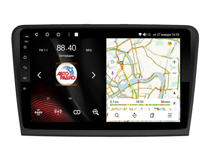Штатная магнитола VAYCAR 0306-10VO8 8/128 ГБ для Skoda Superb II (B6) 2008-2015 на Android 10.0 - фото 362213