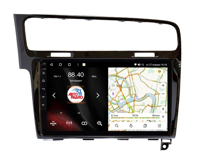 Штатная магнитола VAYCAR 0257-10VO8 8/128 ГБ для Volkswagen Golf 7 2013-2018 на Android 10.0 - фото 362369