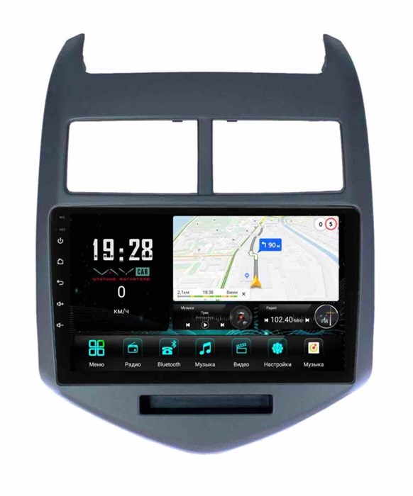 Штатная магнитола VAYCAR 0107-09V3 3/32 ГБ для Chevrolet Aveo 2011-2020 на Android 10.0 - фото 362487