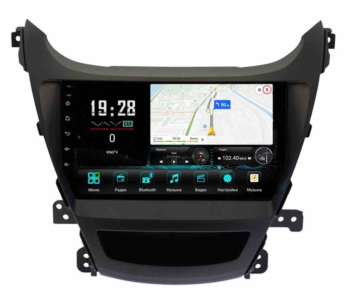 Штатная магнитола VAYCAR 0359-09V3 3/32 ГБ для Hyundai Elantra V (MD) 2014-2016 на Android 10.0 - фото 362604
