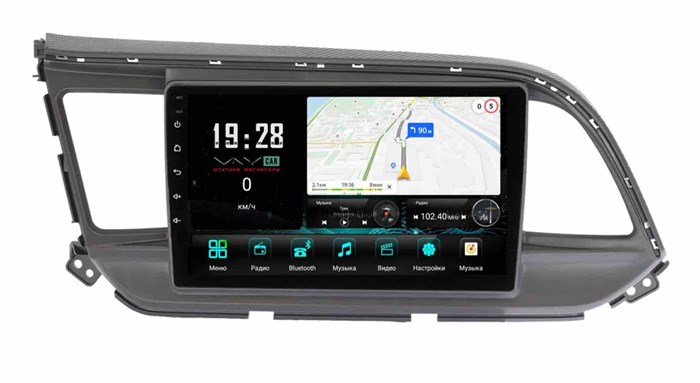 Штатная магнитола VAYCAR 1159-09V3 3/32 ГБ для Hyundai Elantra 2018+ на Android 10.0 - фото 362614