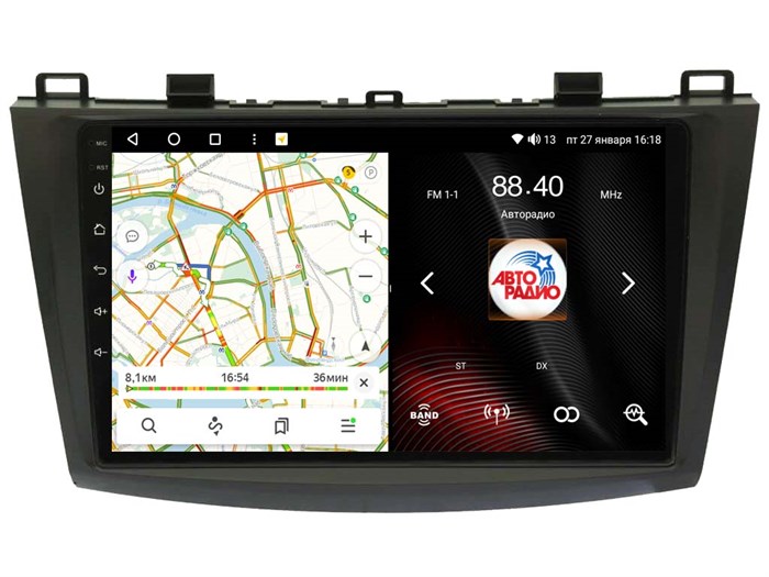 Штатная магнитола VAYCAR 0034-09V3 3/32 ГБ для Mazda 3 2009-2012 на Android 10.0 - фото 362879