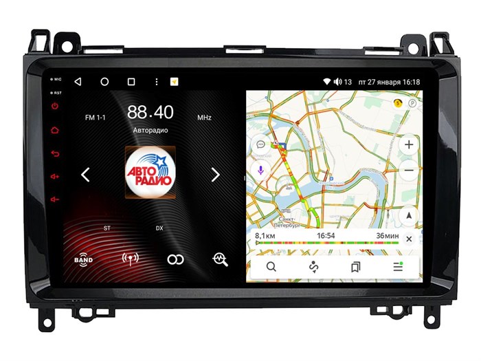 Штатная магнитола VAYCAR 0068-09V3 3/32 ГБ для Mercedes Sprinter 2006-2017 на Android 10.0 - фото 363277