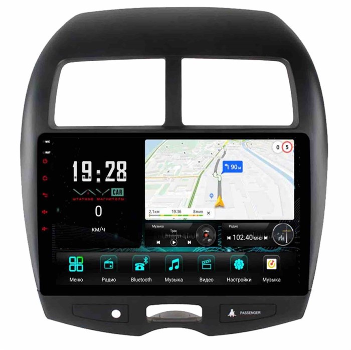 Штатная магнитола VAYCAR 0026-10V3 3/32 ГБ для Mitsubishi ASX I 2010-2016 на Android 10.0 - фото 363513