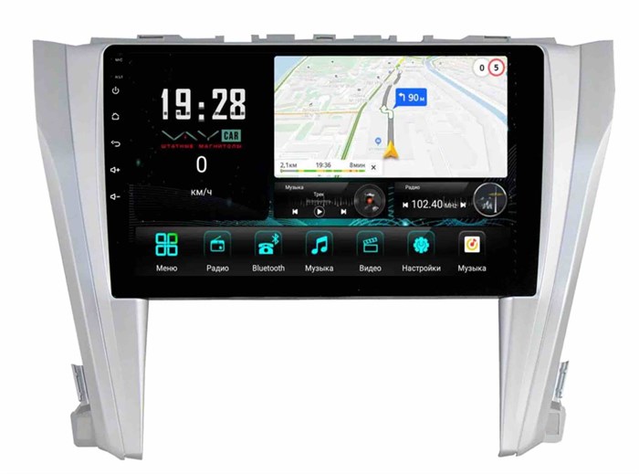 Штатная магнитола VAYCAR 0466-10V3 3/32 ГБ для Toyota Camry V55 2015-2017 на Android 10.0 - фото 363635