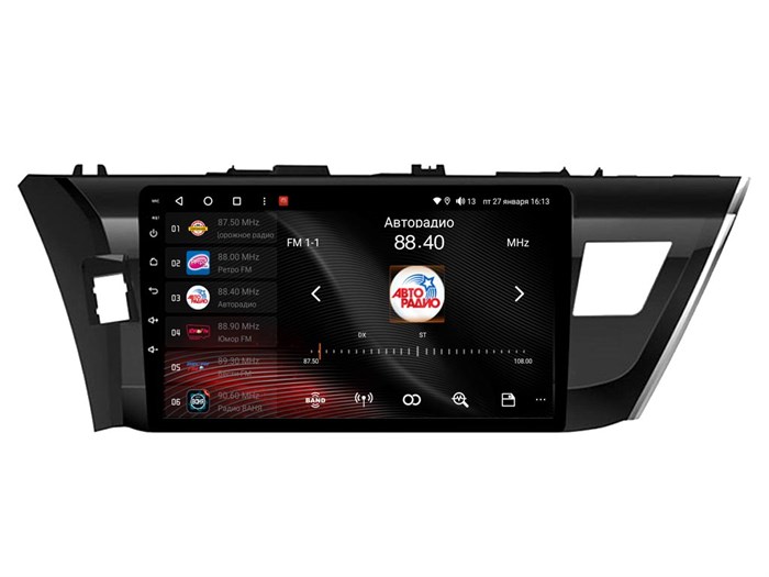 Штатная магнитола VAYCAR 0307-10V3 3/32 ГБ для Toyota Corolla E170 2014-2016 на Android 10.0 - фото 363650