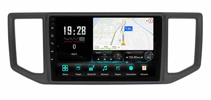 Штатная магнитола VAYCAR 1147-10V3 3/32 ГБ для Volkswagen Crafter 2017-2024 на Android 10.0 - фото 363730
