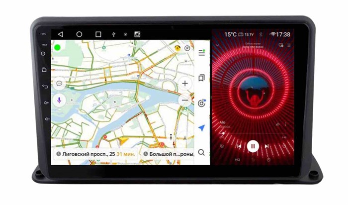 Универсальная магнитола VAYCAR 9105-10VP4 10 дюймов 4/64 ГБ на Android 10.0 - фото 363762