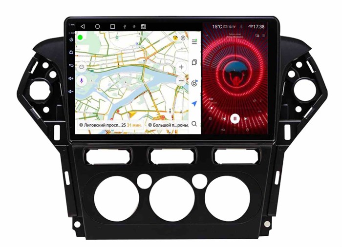 Штатная магнитола VAYCAR 1231-10VP4 4/64 ГБ для Ford Mondeo IV 2010-2015 на Android 10.0 - фото 363805