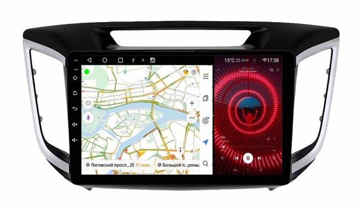 Штатная магнитола VAYCAR 0407-10VP4 4/64 ГБ для Hyundai Creta 2016-2021 на Android 10.0 - фото 363847