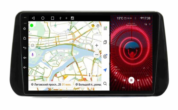 Штатная магнитола VAYCAR 1127-10VP4 4/64 ГБ для Hyundai Santa Fe IV 2021+ на Android 10.0 - фото 363871