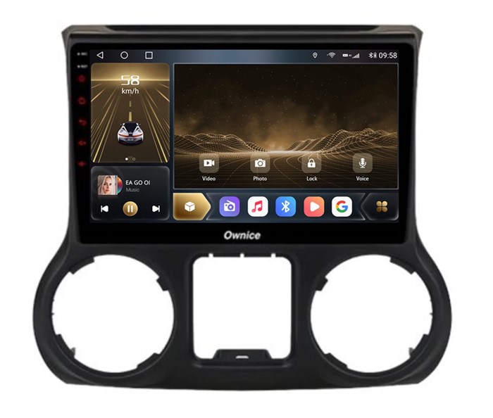 CarMedia OL-1258-1-D для JEEP Wrangler 2007-2017 на Android 10.0 - фото 366339