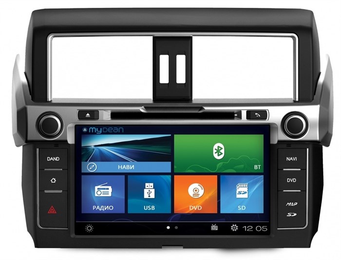 Штатная магнитола Mydean 2347 для Toyota LC Prado 150 (2013-) - фото 36815